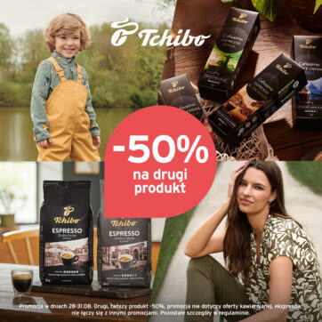 Rabat 50% na drugi produkt w Tchibo!