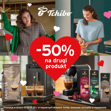 Rabat 50% na drugi produkt w Tchibo!