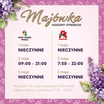 Majówka w King Cross Praga