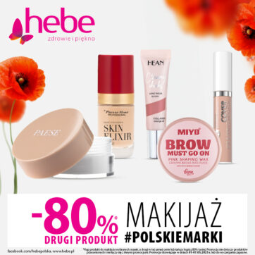 Polskie marki MAKIJAŻ drugi produkt -80%