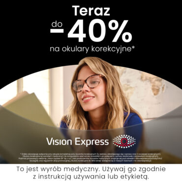 Nie czekaj na Black Friday, bo w Vision Express już teraz znajdziesz superofertę na okulary korekcyjne!