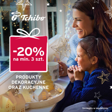 20% rabatu na produkty dekoracyjne i kuchenne
