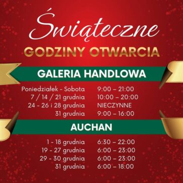 Wydużamy godziny otwarcia!