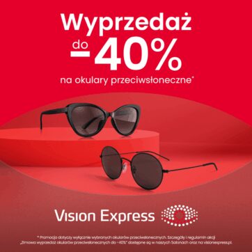 Zimowa wyprzedaż okularów przeciwsłonecznych w Vision Express wystartowała!