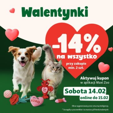 Miłość rośnie wokół nas… a wraz z nią walentynkowe rabaty!