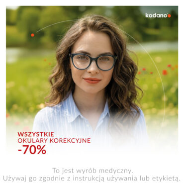 Wszystkie okulary korekcyjne 70% taniej!✨