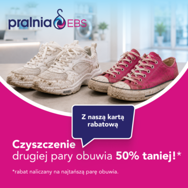 Druga para obuwia 50% taniej!